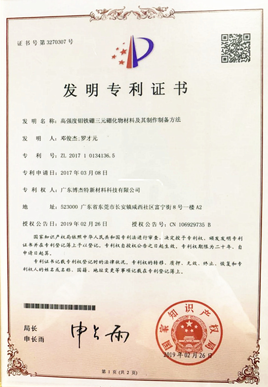 patent for invention